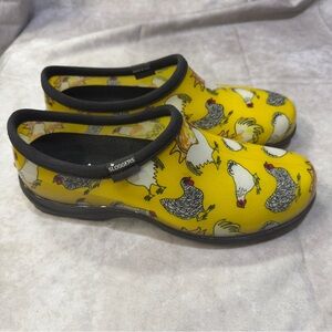 Sloggers Yellow Chicken Print Made In USA Women’s Size 11